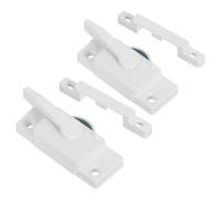 ULDIGI Sliding Window Sash Locks 2 Pair for Sliding Door and Window Lock Replacement and White Side Design for Internal Door
