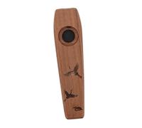 ULDIGI Solid Wood Kazoo Musical Instrument for Adults and Beginners Classic Wooden Flute Design for Versatile Music Performance Easy to Use Kazoo for Accompaniment Use