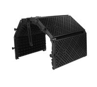 ULDIGI Soundproof Shield with Sound Absorbing Abs Five-door Microphone and Eva Material, Fixable on Countertop Or Tabletop, for Studio Recording and Acoustic Treatments