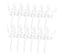 ULDIGI Stems Artificial Bouquet with Bead Drops Spray for Wedding Craft Decoration
