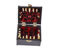 ULDIGI Storage Box Decoration Holder Chest Indoor Decor Scary Storage Case Halloween Jewelry Astetic Room Decor Dresser Decor Horrible Storage Container Resin Red