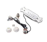 ULDIGI String White Pickups Pre-guitar Soundhole Pickup Volume Tone Control Knob for Cigar Box Guitar