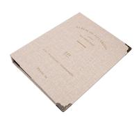 ULDIGI Ticket Storage Album with 120-page Coil Binding Gray Cover, Portable Loose Leaf Memory Book for Concert, Movie, Train and Flight Ticket Collecting and Photo Organization