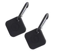 ULDIGI Tile Mate Pro Smart Silicone Cover Black 2Pcs Convenient Fixing Clip Protective Shell for Tracker