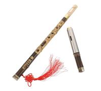 ULDIGI Traditional Vertical Bamboo Bawu Flute Key Chinese Ethnic Instrument with Elegant Tone for Beginners and Performance Soothing Sound for Dance Accompaniment and Learning