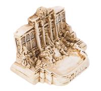 ULDIGI Trevi Fountain Church Model Resin Architectural Statue for Home Office Hotel Bar and Ktv Decor and Safe Souvenir Ornament Housewarming