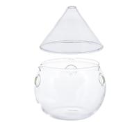 ULDIGI Triangle Glass Bowl 280ml Fruit Salad Serving Dish for Tabletop | Crystal Surface, Smooth Finish, Suitable for Caterers, Restaurant Servers, Weddings, Citrus Slices and Vegetables