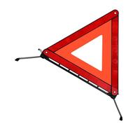 ULDIGI Triangle Reflector Foldable Emergency Warning Triangle with Strong Reflectivity and Metal Rivets Plastic Construction for Road Trip Essentials Suitable for Day and Night Use