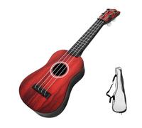 ULDIGI Ukulele Toy Musical Enlightenment Beginner Boys and Girls Practice Guitar Simulated Wood Texture Plaything for Toddlers Learning