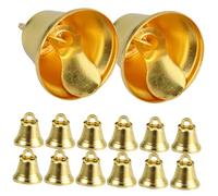 ULDIGI Unique Bell Pendant DIY Craft Bells 20 Pack Small Hanging Bells for Wind Chimes Decorative Ornaments in Bronze 22mm