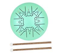 ULDIGI Unique Design Steel Tongue Drum Hand Drum for Learning Percussion and Relaxation