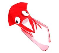 ULDIGI Velour Squid Headdress Hat Unique Party Prop Festive Headgear for Adults Novelty Decoration Accessory for Costume Events