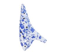 ULDIGI Vintage Chinese Style Ocarina Faux Blue Porcelain for Beginners Beginner Friendly Wind Instrument with Wide Tonal Range Durable and Eye Catching Musical Instrument for Party