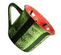 ULDIGI Watermelon Ceramic Cup, 180ml Hand Painted Breakfast Mug | Underglaze Colour Finish, Charming Pattern, Home and Coffee Shop Use, Practical Drinking Cup