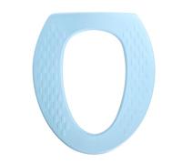 ULDIGI Waterproof Toilet Seat Mat Eva Thick Supple Cushion Blue Comfortable Design for Bathroom Toilet Seat Winter Season Use