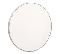 ULDIGI White round Drum Head Replacement Skin for Jazz Drums Made of Sturdy Aluminum and Mesh Cloth Easy to Store Never Lose Shape and Percussion Parts