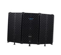 ULDIGI Wind Screen Microphone Foldable Abs Material Practical for Recording Noise Reduction Sound-absorbing Cover for Home Studio Office Use