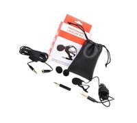 ULDIGI Wired Lavalier Lapel Microphone Portable Condenser Mic with High Sensitivity Anti-interference Clear Sound Recording Clip for Vlog Podcast Laptop Zoom