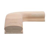 ULDIGI Wood Handrail Elbow Connector for Stairs with Strong Solid Wood Construction and Smooth Curves, Rounded Corners, Precise Angle, Easy Replacement Installation for DIY Stair Remodel