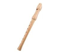 ULDIGI Wooden Eight-Hole Soprano Recorder Easy-To-Learn Traditional Flute with Precise Pitch Tone Control Portable Vertical Wind Instrument for School Bands and Performances