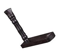 ULDIGI Wooden Flute Display Stand Black Table Organizer Delicate Adornment for Handicraft Display Stands Beautiful Solid Wood Flute Holder Practical Storage Riser