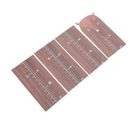 ULDIGI Wooden Growth Chart Ruler for Kids with Easy Installation and Height Measurement, Brown Wall Decor for Nursery and Home Doors, Fun and Whimsical Style,