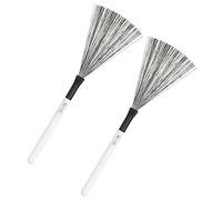 ULDIGI Wooden Handle Drum Brush Maple Handle Percussion Instrument Drum Brush Tool Portable for Jazz