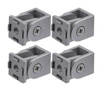 ULDIGI Zinc Alloy Pivot Joint Connector 4Pcs Compatible with Aluminum Extrusions for Flexible Rotation in Industrial Frames and 3D Printer Assemblies