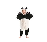 ULEEMARK Onesie Unisex Kids Hooded Animal Pajamas Fancy Dress Panda Height for 100cm