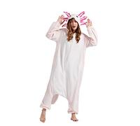 ULEEMARK Unisex Animal Onesies Novelty Pyjamas Nightwear Halloween Homewear Onepiece Cosplay Costume Loungewear S-Pink axolotl