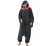ULEEMARK Women's Adult Pajamas Unisex Animal Onesies Novelty Pyjamas Men's Nightwear Halloween Homewear Cosplay Costume Loungewear Onepiece XL for Height 178-188CM