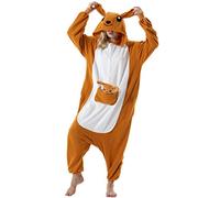 ULEEMARK Women's Adult Pajamas Unisex Animal Onesies Novelty Pyjamas Men's Nightwear Halloween Homewear Cosplay Costume Loungewear Onepiece M for Height 158-168CM
