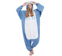 ULEEMARK Women's Adult Pajamas Unisex Animal Onesies Novelty Pyjamas Nightwear Halloween Homewear OnePiece Cosplay Costume Loungewear, Owl XL