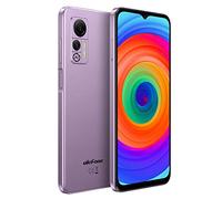Ulefone Android 12 4G Mobile Phone Unlocked NOTE 14, 3-Card Slot, Helio A22 Quad Core 3GB+16GB, DUAL SIM-Free Smartphone, 6.52'' HD+ Screen, 8MP+5MP Camera, 4500mAh Battery, Face Unlock GPS Purple