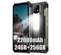 Ulefone Armor 24 Rugged Smartphone Unlocked, 24GB+256GB MTK Helio G96 Android 14 Cell Phone, 22000mAh 66W Charge, 6.78" FHD+, 64MP IR Night Vision Camera, Dual SIM 4G Rugged Phone, NFC GPS OTG