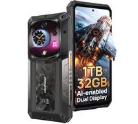 Ulefone Armor 28 Ultra 5G Rugged Smartphone 1TB ROM, Dimensity 9300+ 6.67" AMOLED+1.04" Sub-Screen 64MP Night Vision 10600mAh 120W, Wireless Charging, Dual SIM Waterproof Gaming Mobile Phone WIFI 7