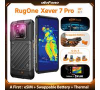 Ulefone RugOne Xever 7 Pro 5G Rugged Phone Thermal Imaging Android 15 Smartphone 512GB ROM 12GB RAM 120Hz AMOLED NFC 5500mAh Thermal