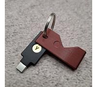 ULEIVA Case Protective Case Compatible with Yubico Yubikey 5 NFC (USB-A) / 5C NFC (USB-C) Protective Case for Security Key Choice of Colours (Red Metallic, 5C NFC (USB C))