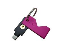 ULEIVA Case Protective Case Compatible with Yubico Yubikey 5 NFC (USB-A)/5C NFC (USB-C) Protective Case for Security Key Choice of Colours (Purple, 5C NFC (USB C))