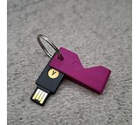 ULEIVA Case Protective Case Compatible with Yubico Yubikey 5 NFC (USB-A) / 5C NFC (USB-C) Protective Case for Security Key Choice of Colours (Purple, 5 NFC (USB A))