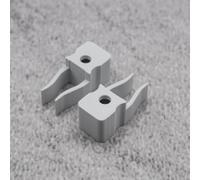 ULEIVA Pack of 2 Replacement Sliding Door Stopper Grey Compatible with IKEA Pax Hasvik Grimo Cabinet Door Stopper 128866 (Grey)