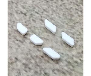 ULEIVA Replacement Buttons 5 x Buttons White Compatible with Garmin Edge 520 Button GPS Bicycle Computer Replacement Part Repair (White)