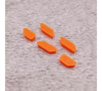 ULEIVA Replacement Buttons 5X Button Orange Compatible with Garmin Edge 520 Button GPS Bicycle Computer Replacement Part Repair (Orange)