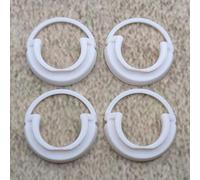 ULEIVA Replacement Clamping Bushing, Pack of 4, White, Compatible with Kermi Henrad Radiator Side Panel