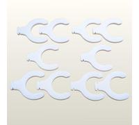 ULEIVA Replacement Clip 10 pcs compatible with Kermi ZK00940001 V2 Mounting Flat Radiator Spare Part (Pack of 10)