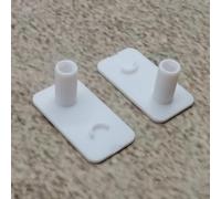 ULEIVA Replacement Clip 2 Pieces White Compatible with Kermi Type 11-33 ZK00070001 Right Left Radiator Cover