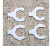 ULEIVA Replacement Clip 4 Pieces Compatible with Kermi ZK00940001 V2 Mounting Flat Radiator Replacement Part (Set of 4)