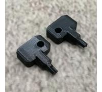 ULEIVA Replacement Key 2 x Black Compatible with Synology NAS Drive Bay Key Lock Replacement Key for Type D5 D6 D8 D9 R6 X9 R8 DS181 (Black)