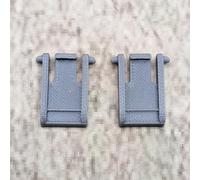 ULEIVA Replacement Keyboard Feet Grey 1 Pair (2 Pieces) Compatible with Logitech K120 Keyboard Replacement Part Keyboard Stand Keyboard Feet (Grey)