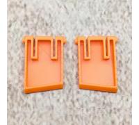 ULEIVA Replacement Keyboard Feet Orange 1 Pair (2 Pieces) Compatible with Logitech G213 Keyboard Replacement Part Keyboard Stand Keyboard Feet (Orange)